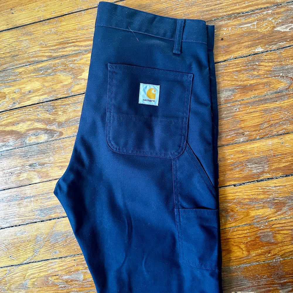 Carhartt WIP Deep Blue Carpenter Pants 33 x 34